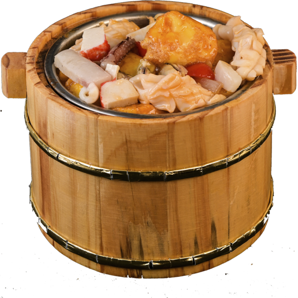 Тофу по-японски с морепродуктами китайская кухня с доставкой или с собой
