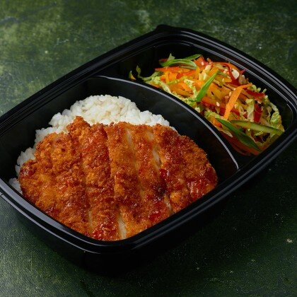 Ланч6. Шницель куриный с фри или рисом