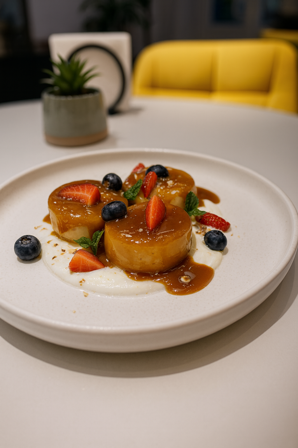 Сырники со сметаной и солёной карамелью