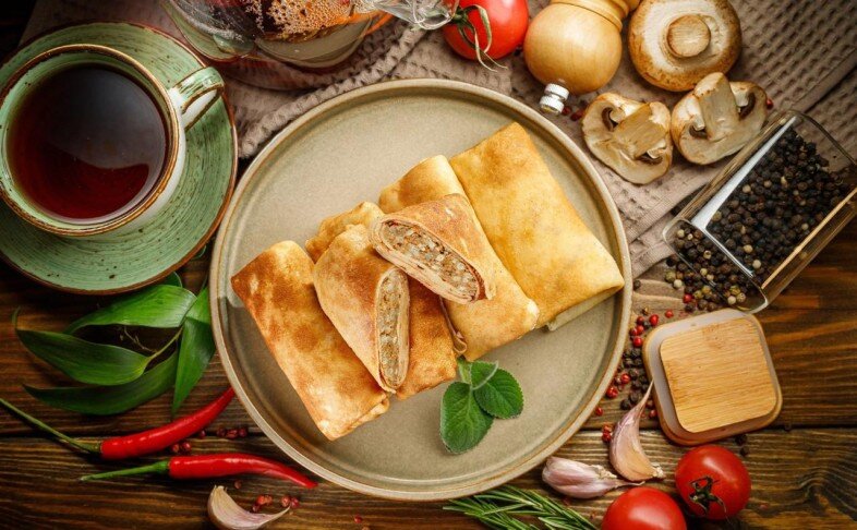 БЛИНЧИКИ С ПЕЧЕНЬЮ