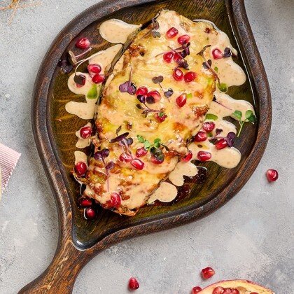 Баклажан по-турецки с рубленой телятиной