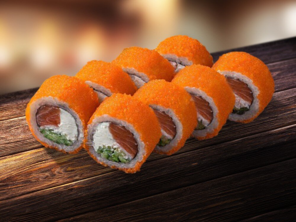 Сливочный лосось масаго