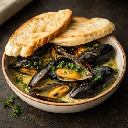 Мидии в сливочном соусе 120/140г