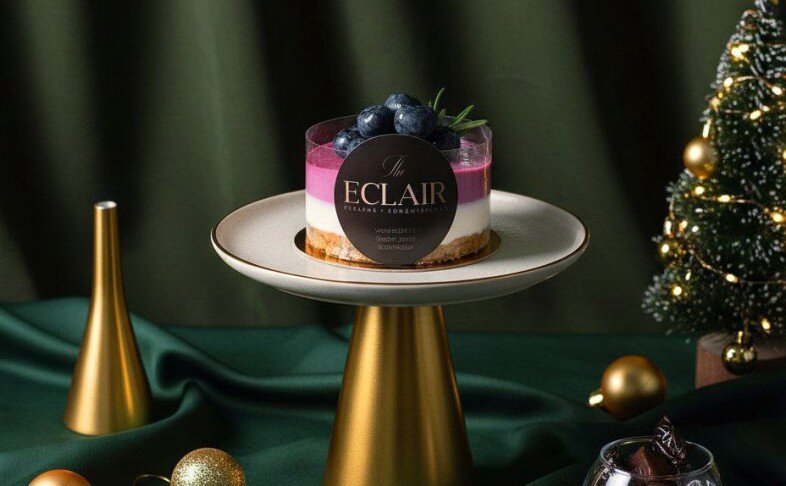 Чизкейк "Черная смородина-голубика