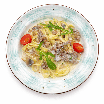 Тальятелле с говядиной и грибами, 300г