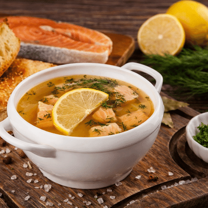 Уха из семги