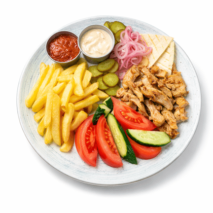 Шаурма на тарелке, 430 г