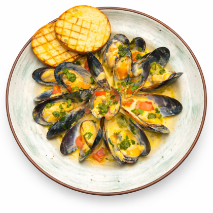 Мидии в сливочном соусе, 300 г