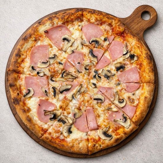 Пицца «Ветчина и грибы»