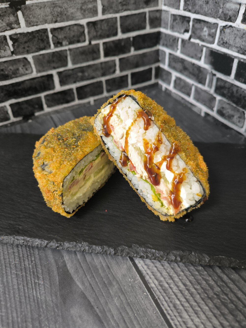 Суси бургер с курицей