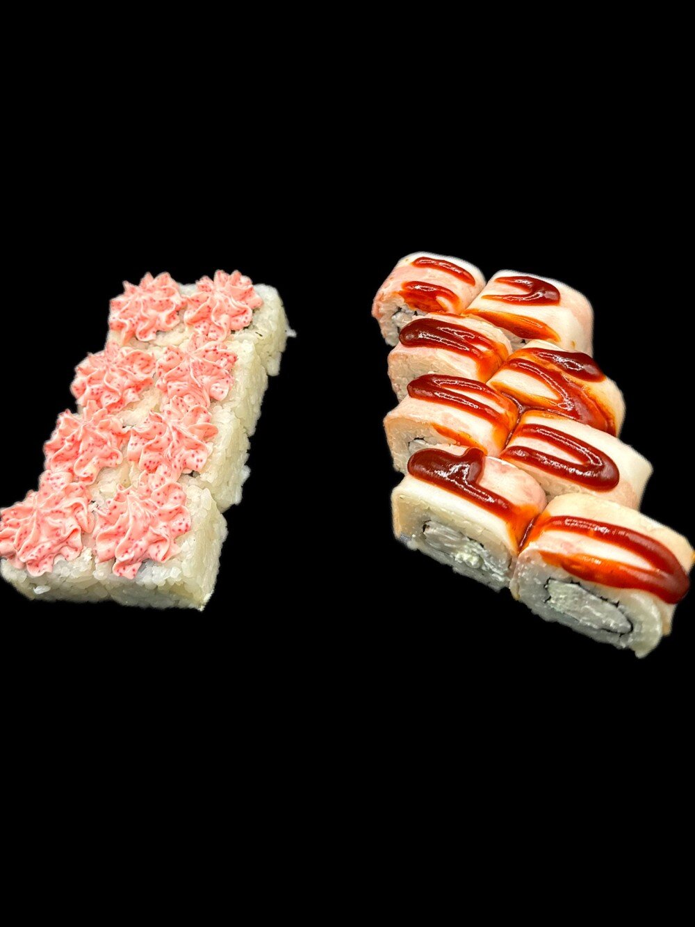 Лава маки Кани + Барбекю ролл