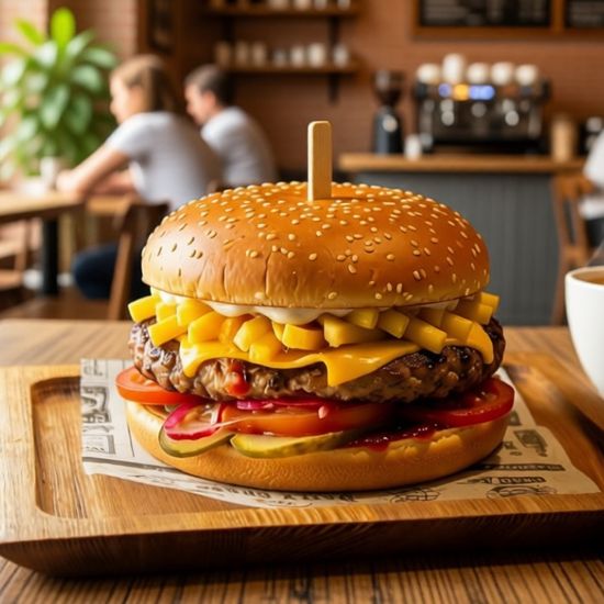 По-американски бургер