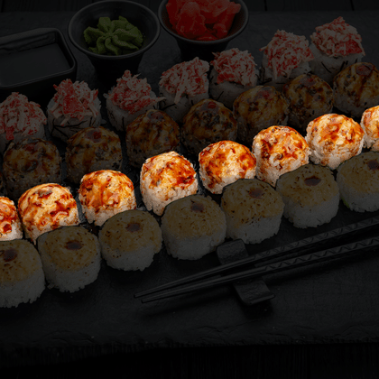 Запеченный лосось в брусничном соусе