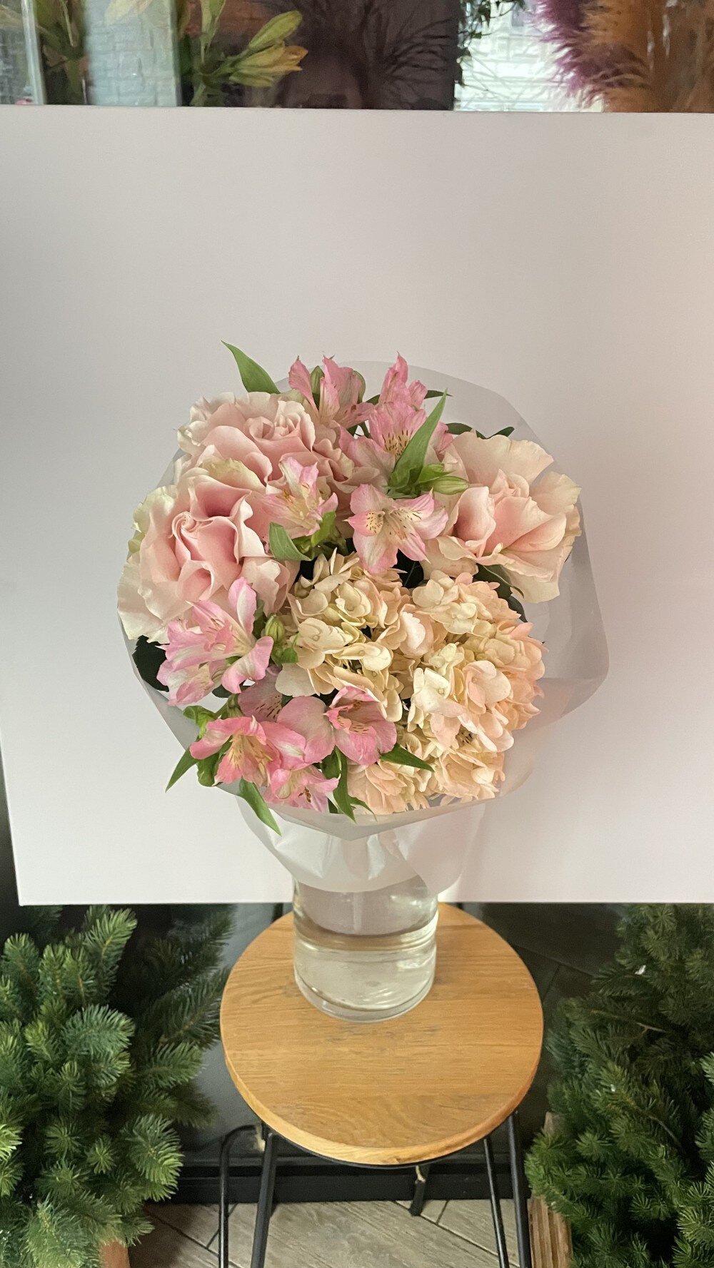 Букет "Персиковый зефир"