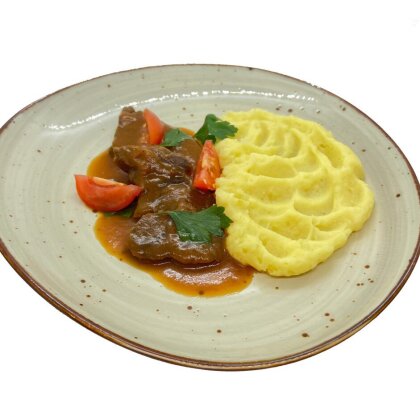 Говяжьи щечки с пюре, 250г