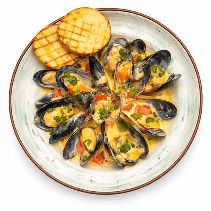 Мидии в сливочном соусе, 300 г