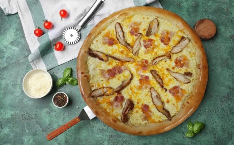 Пицца Курица и бекон 23см