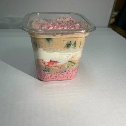 Трайфл с крабом