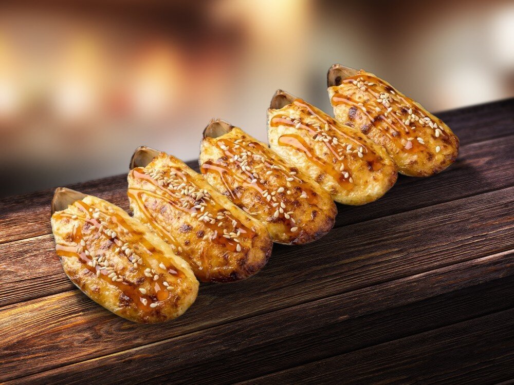 Игай-яки ракушки (Спайси соус)