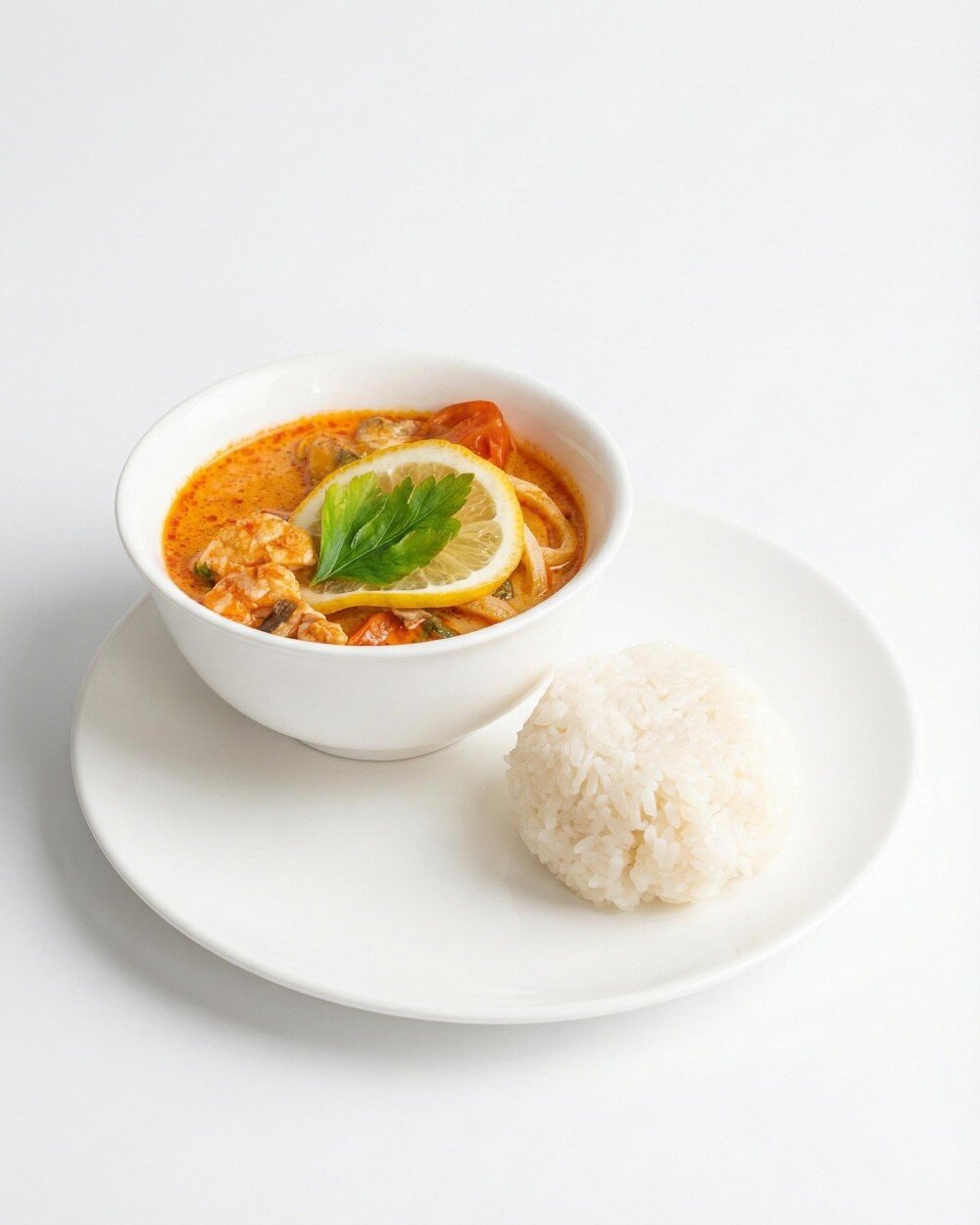 Суп «Том Ям» с морепродуктами