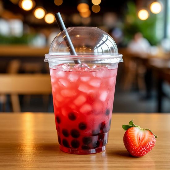 Бабл лимонад - КЛУБНИЧНЫЙ