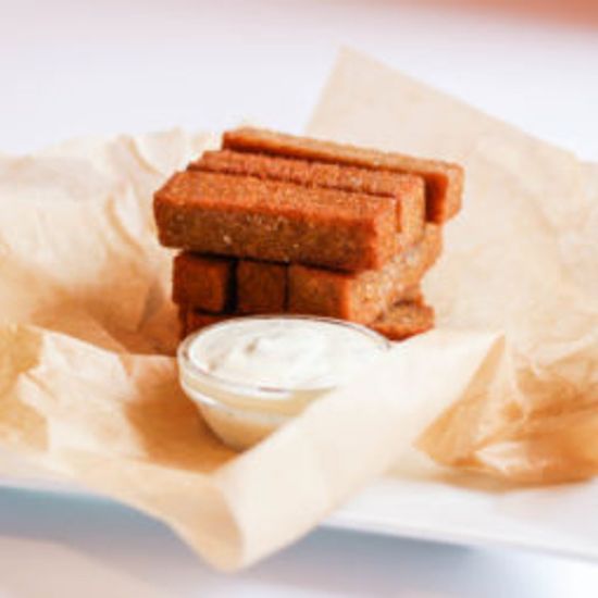 Гренки с чесночные с сыром Пармезан