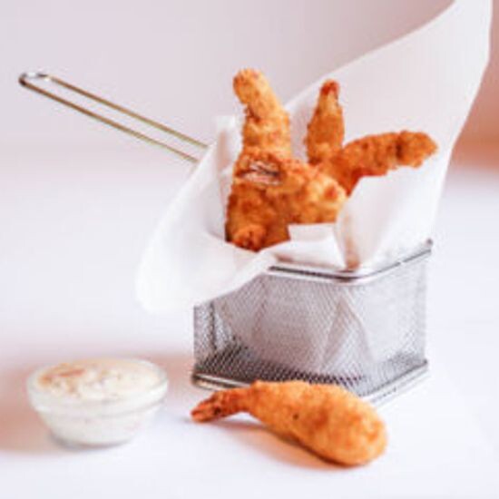 Тигровые креветки в темпуре