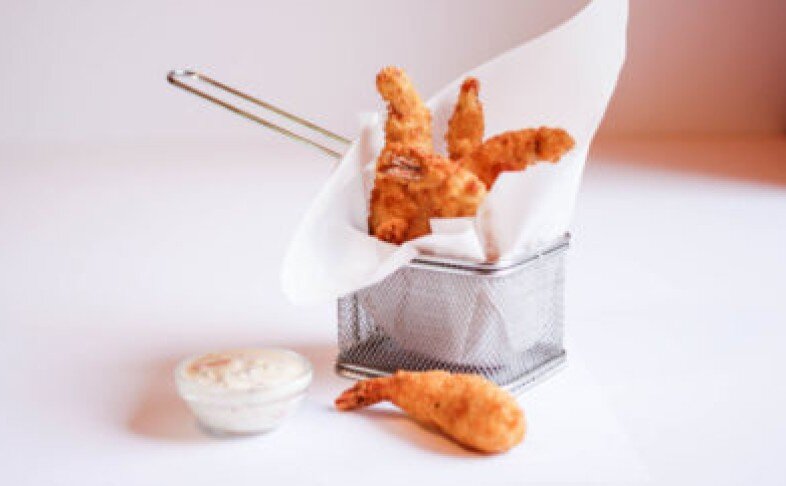 Тигровые креветки в темпуре