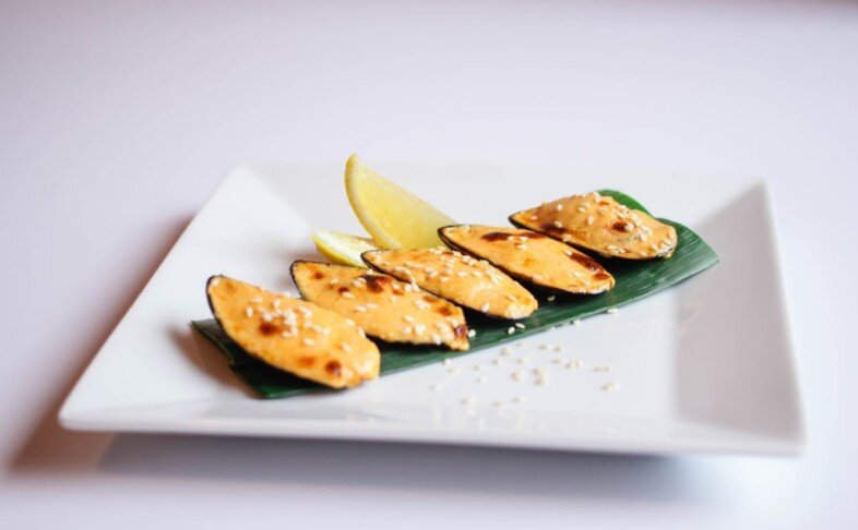 Запечённые мидии