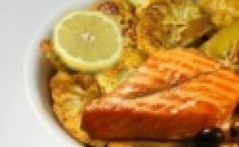 Стейк из лосося