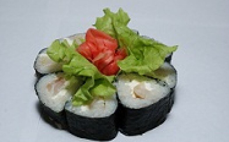 Футо маки с морским окунем