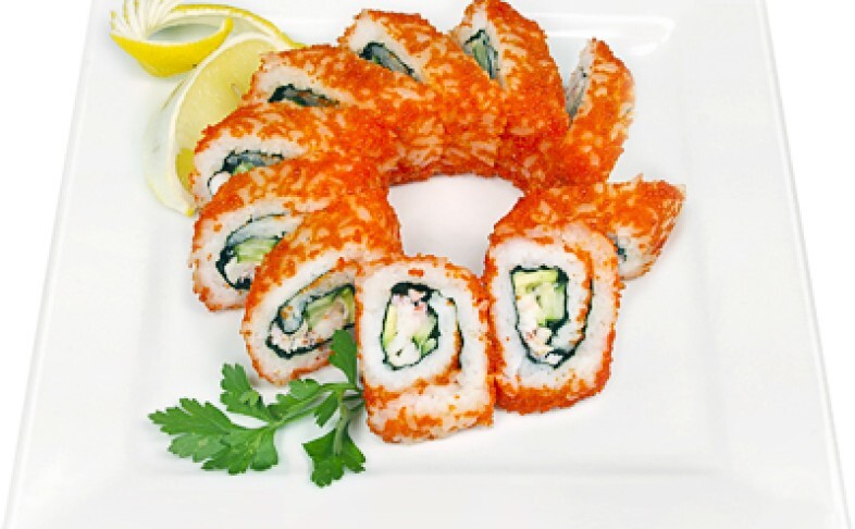 Ролл «Калифорния уши эби»