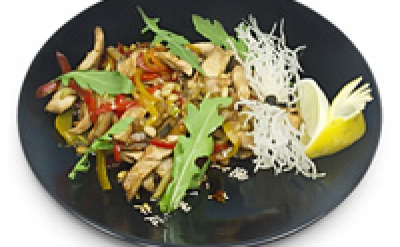 Свинина с овощами