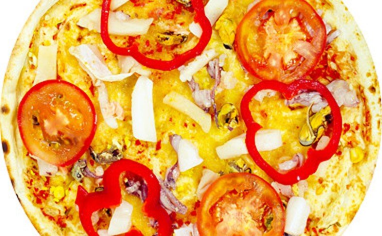 Пицца «Морской коктейль»