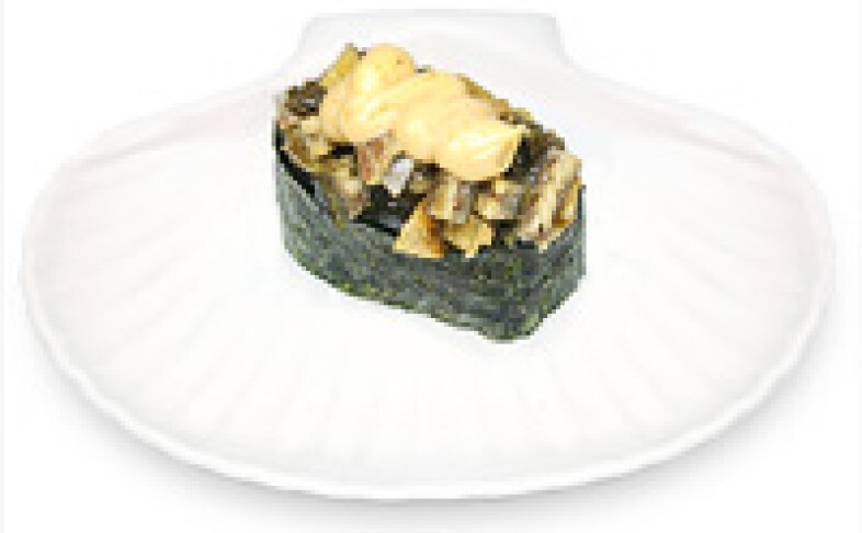 Суши «Спайс сумоку унаги»