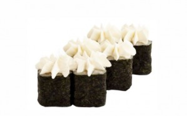 Сливочный мак с лососем