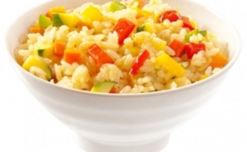 Рис с овощами и специями