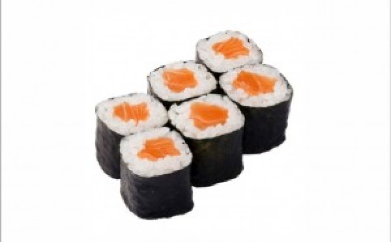 Мак с копчёным лососем