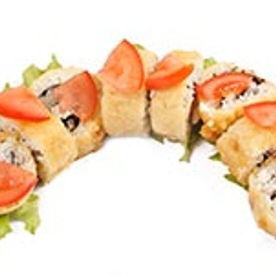 Темпура ролл «Сливочный лосось»