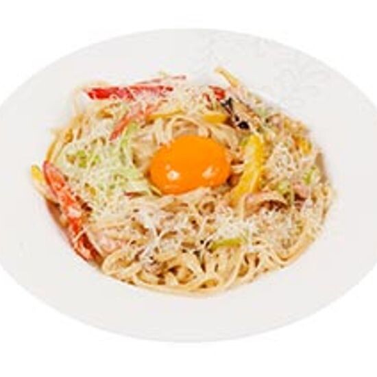 Паста с морепродуктами и кокосовым молоком