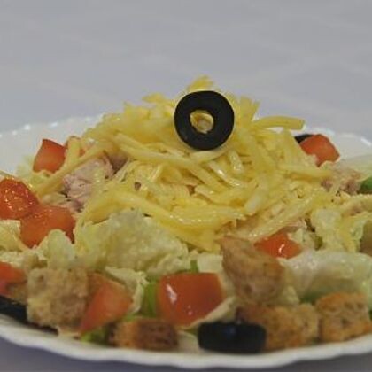 Салат «Цезарь» с курочкой