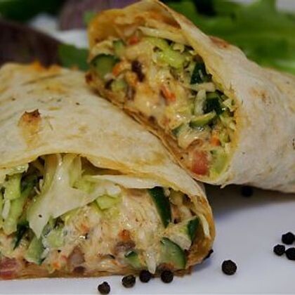 Шаурма с ананасом