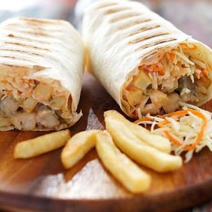 Шаурма с картофелем фри