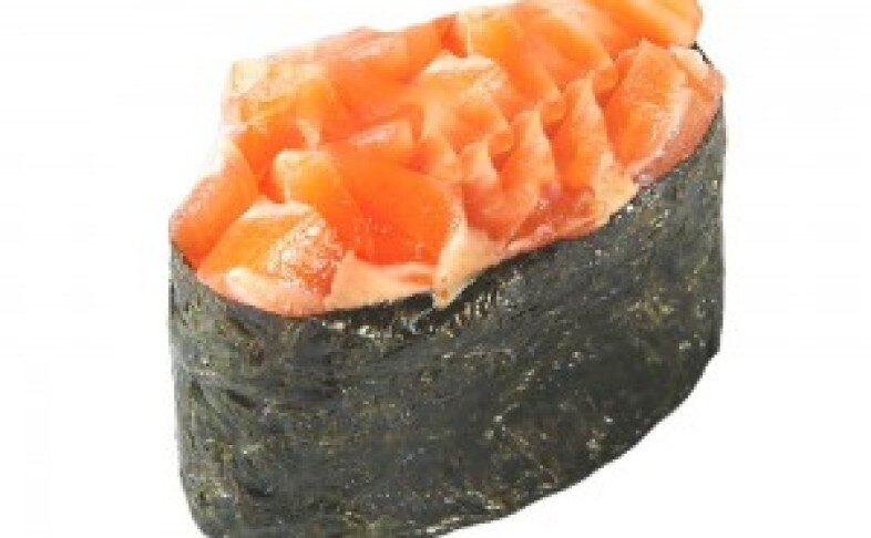 Спайси суши с лососем