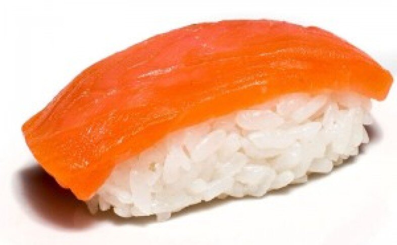 Нигири с лососем