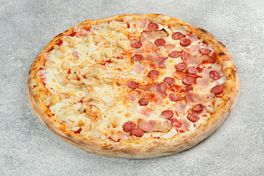 Пицца из половинок