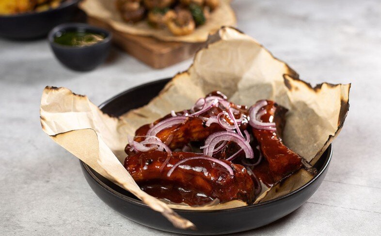 Ребра-свиные в соусе Барбекю