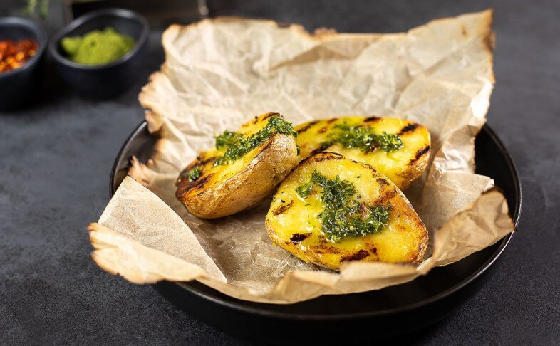 Картофель печеный гриль