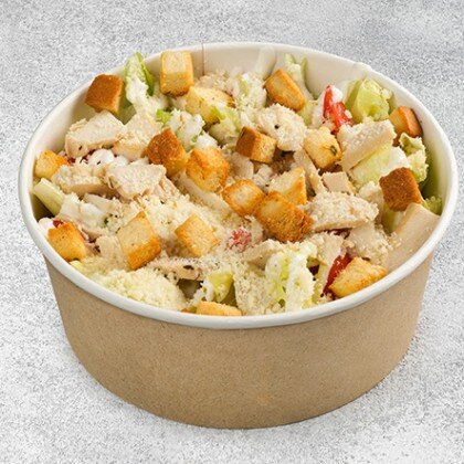 Салат Цезарь с курицей
