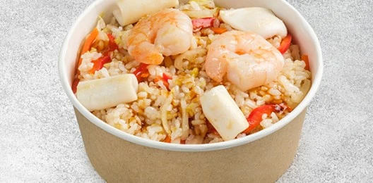 Рис с морепродуктами
